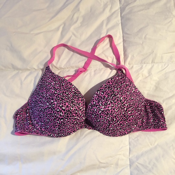 PINK cheetah print lush up bra - Picture 1 of 4